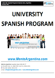 University Spanish Courses in Buenos Aires Brochure