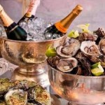 oysters and champagne