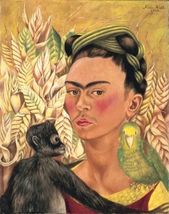 Frida-Kahlo.-Autorretrato-con-chango-y-loro-1942-750x951