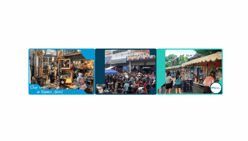 San Telmo Market and Avellaneda Buenos Aires shopping
